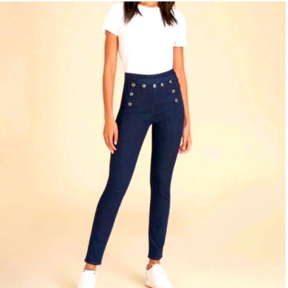 Veronica Beard Jane Skinny High Rise